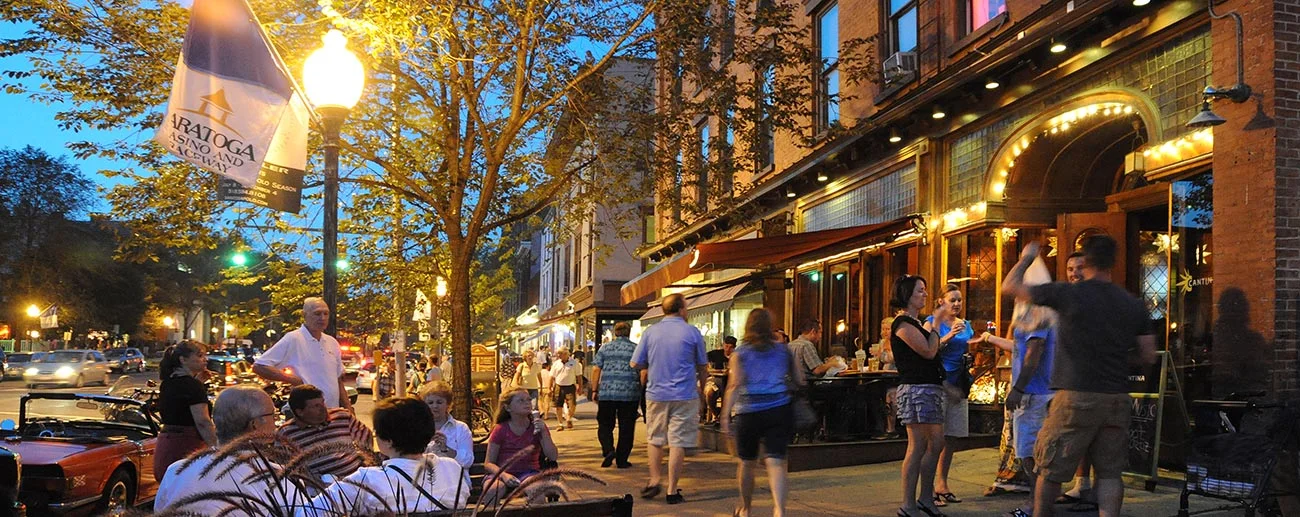 Downtown Saratoga Springs, New York